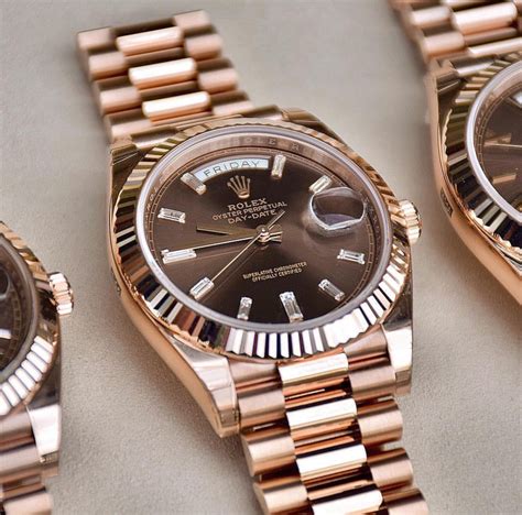 rose gold Rolex 40mm